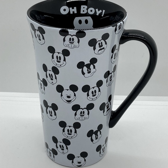 Disney Other - NWT DISNEY MICKEY MOUSE FACES TALL CERAMIC COFFEE MUG—BRAND-NEW, NEVER USED!